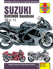 Load image into Gallery viewer, Suzuki GSX1300R Hayabusa (99 - 13) Haynes Repair Manual (Paperback)