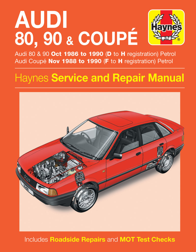 Audi 80, 90 & Coupe Petrol (Oct 86 - 90) Haynes Repair Manual (Paperback)