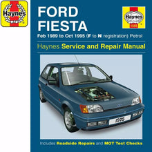 Load image into Gallery viewer, Haynes Ford Fiesta Service and Repair Manual (89-95)