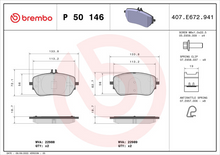 Load image into Gallery viewer, Brembo Brake Pad, P 50 146