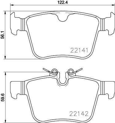 Brembo Brake Pad, P 86 029