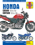 Honda CB500 (93 - 02) & CBF500 (03 - 08) Haynes Repair Manual (Paperback)