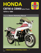 Load image into Gallery viewer, Honda CB750 &amp; CB900 dohc Fours (78 - 84) Haynes Repair Manual