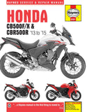 Honda CB500F/X & CBR500R (2013-2015) Haynes Motorcycle Manual