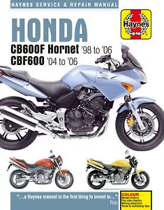 Honda CB600F Hornet & CBF600 (98 - 06) Haynes Repair Manual (Paperback)