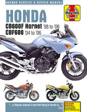 Load image into Gallery viewer, Honda CB600F Hornet &amp; CBF600 (98 - 06) Haynes Repair Manual (Paperback)