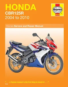 Honda CBR125R (04 - 10) Haynes Repair Manual (Paperback)