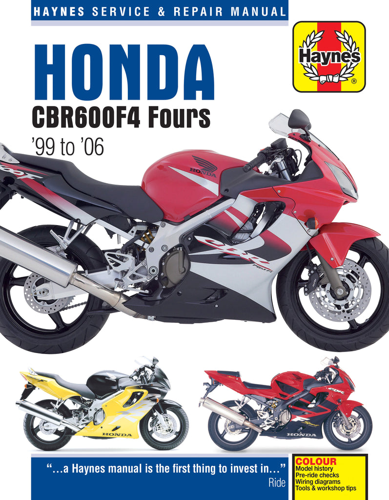 Honda CBR600F4 (99 - 06) Haynes Repair Manual (Paperback)