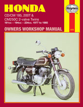 Load image into Gallery viewer, Honda CD/CM185 200T &amp; CM250C 2-valve Twins (77 - 85) Haynes Repair Manual