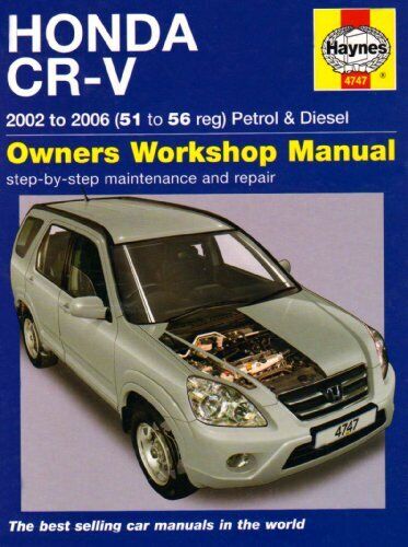 HAYNES OWNERS WORKSHOP MANUAL Honda CR-V 2002-2006