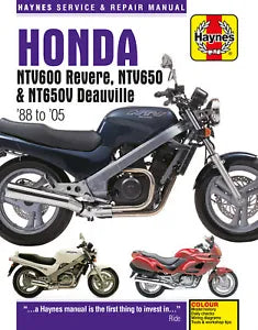 Honda NTV600 Revere,NTV650 & NT650V Deauville (88-05) Haynes Manual (Paperback)