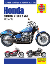 Load image into Gallery viewer, Honda Shadow VT600 &amp; 750 (88 - 19) Haynes Repair Manual (Paperback)