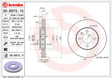 Load image into Gallery viewer, Brembo Brake Disc, 09.B975.11