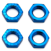Load image into Gallery viewer, ASSOCIATED RC8B3/RC8B3.1/RC8B3.2 WHEEL NUTS 17MM BLUE (X4)