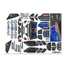 Load image into Gallery viewer, TEAM CORALLY BODY DECAL SHEET KAGAMA BLUE 1PC