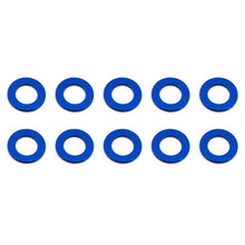 Load image into Gallery viewer, ASSOCIATED BALLSTUD WASHERS 5.5 x 0.5mm BLUE ALUMINIUM x10