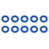 ASSOCIATED BALLSTUD WASHERS 5.5 x 0.5mm BLUE ALUMINIUM x10
