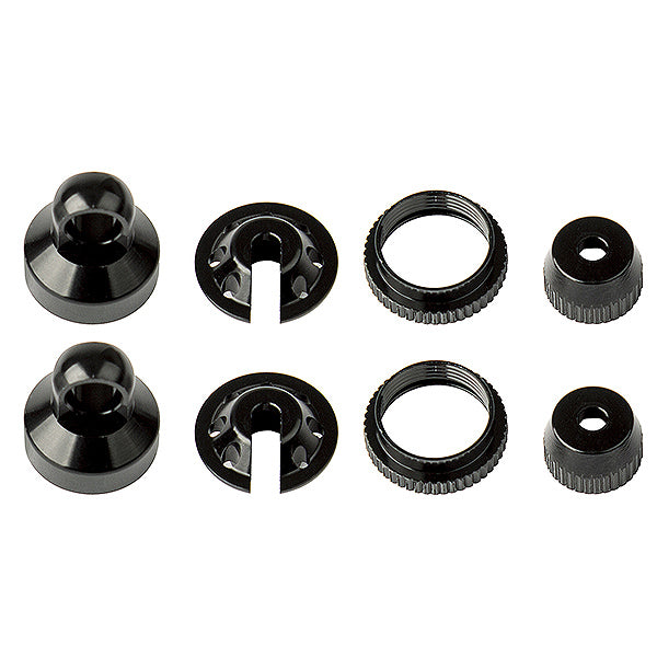 ELEMENT RC ENDURO SHOCK PARTS, BLACK ALUMINUM