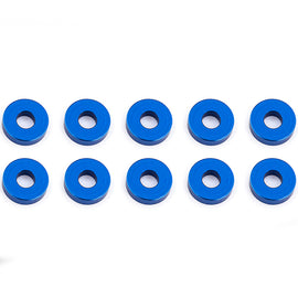 ASSOCIATED BLUE ALUMINUM BULKHEAD WASHERS 7.8 x 2.0 MM (10)