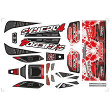 Load image into Gallery viewer, TEAM CORALLY BODY DECAL SHEET SYNCRO 4 RED 1PC