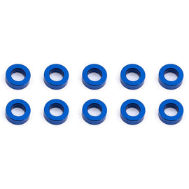 ASSOCIATED BALLSTUD WASHERS 5.5 x 2.0mm BLUE ALUMINIUM x10