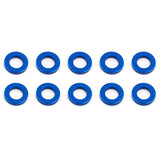 ASSOCIATED BALLSTUD WASHERS 5.5 x 1.0mm BLUE ALUMINIUM x10