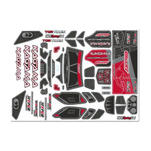 Load image into Gallery viewer, TEAM CORALLY BODY DECAL SHEET KAGAMA RED 1PC