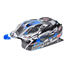 Load image into Gallery viewer, TEAM CORALLY POLYCARBONATE BODY SPARK XB6 BLUE CUT DECAL SHEET