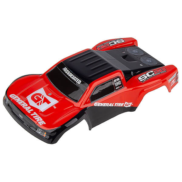 TEAM ASSOCIATED SC28 GENERAL TIRE RTR BODY PAINTED