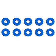 Load image into Gallery viewer, ASSOCIATED BULKHEAD WASHERS 7.8 x 1.0mm BLUE ALUMINIUM (10)
