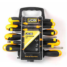 Load image into Gallery viewer, JCB 35 Piece Screwdriver Set JCB-SWDVR-35PC