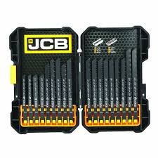 JCB 18 Piece Jigsaw Blade Kit, Universal T-Shank Fit JCB-PTA-JS18