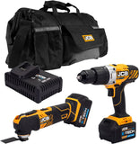 JCB 18V Combi Drill & Multi Tool Kit