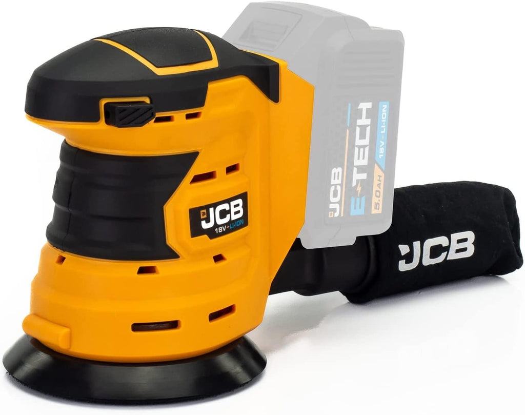 JCB 18V Cordless Orbital Sander, 125mm / 5''