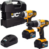 JCB 18V Cordless Impact Driver & Combi Drill Twinpack Kit