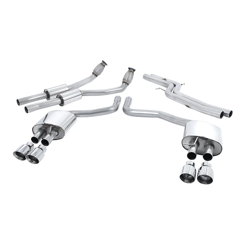 Milltek Audi S7 Sportback 4.0 TFSI quattro S tronic 2012-2018 Cat-back Exhaust, SSXAU331-2