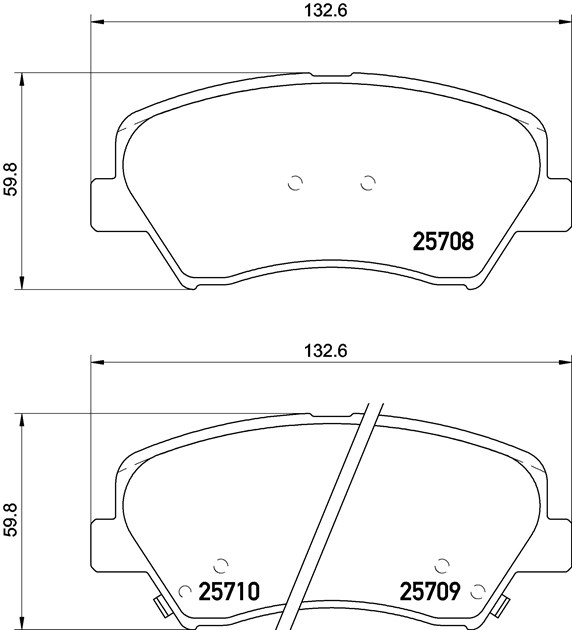 Brembo Brake Pad, P 30 073