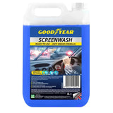 Goodyear Car Anti Smear Screenwash Wash Soap Cleaning Clearer Spray 5L