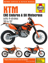 Load image into Gallery viewer, KTM EXC Enduro &amp; SX Motocross (00 - 07) Haynes Repair Manual (Paperback)