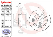 Load image into Gallery viewer, Brembo Painted Brake Disc, 09.B026.11