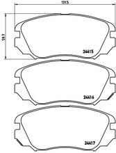 Load image into Gallery viewer, Brembo Brake Pad, P 59 054