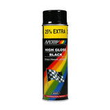 Motip High Gloss Black Primer Spray Paint 500ml