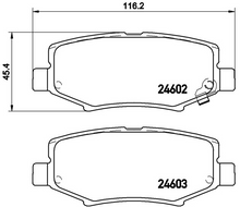 Load image into Gallery viewer, Brembo Brake Pad, P 18 024