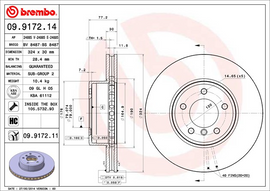 Brembo Brake Disc, 09.9172.11
