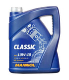 Mannol 10W-40 Classic Semi-Synthetic Engine Oil API SN/CH-4 ACEA A3/B4 5L