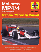 Load image into Gallery viewer, McLaren Mp4/4 Owners&#39; Workshop Manual (Haynes Owners&#39; Workshop Manual