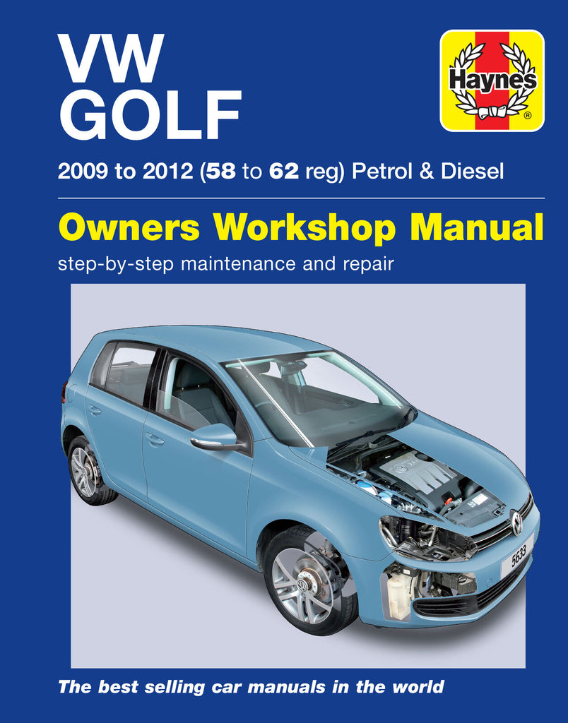 Golf Petrol & Diesel (09 - 12) Haynes Repair Manual (Paperback)