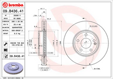 Load image into Gallery viewer, Brembo Painted Brake Disc, 09.B436.41