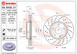 Brembo Brake Disc, 09.B436.51