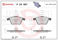 Load image into Gallery viewer, Brembo Brake Pad, P 24 057